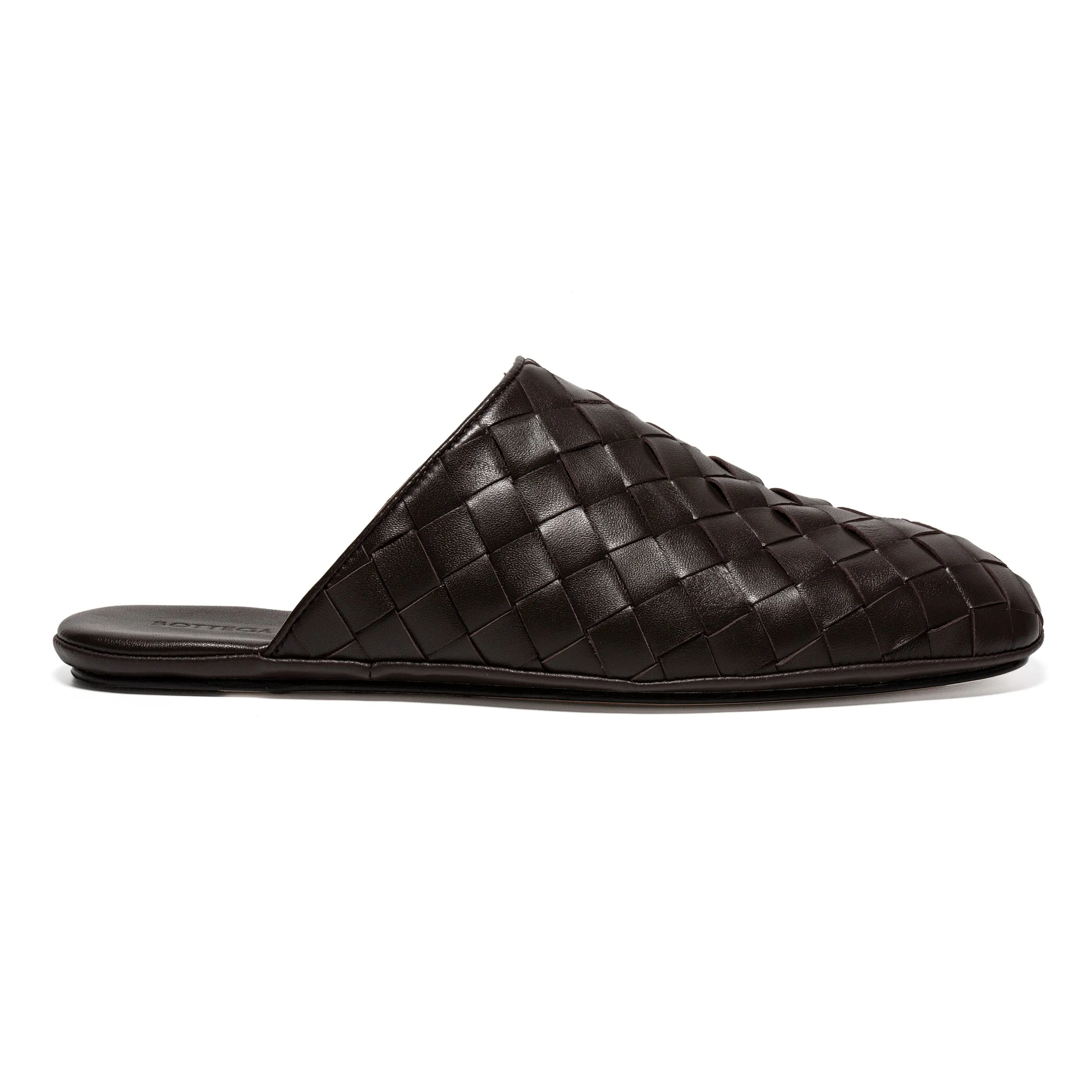 [BV] Top P: 720💰Size for couples: Female 35-39 Male 39--44 (Female 40. Male 38.45.46.47 customization is not returnable) [Note‼ ️] Add 💰 to size 46, add 💰 to size 47. Bottega Veneta's 2025 autumn counter synchronized genuine leather outsole classic woven half-drag couple model Bottega Veneta square toe flat shoes, imported mixed sheepskin, imported sheep! Leather outsole! [Rose][Rose]! Purely hand-woven and operated, the original board is reproduced one-to-one! quality assurance!